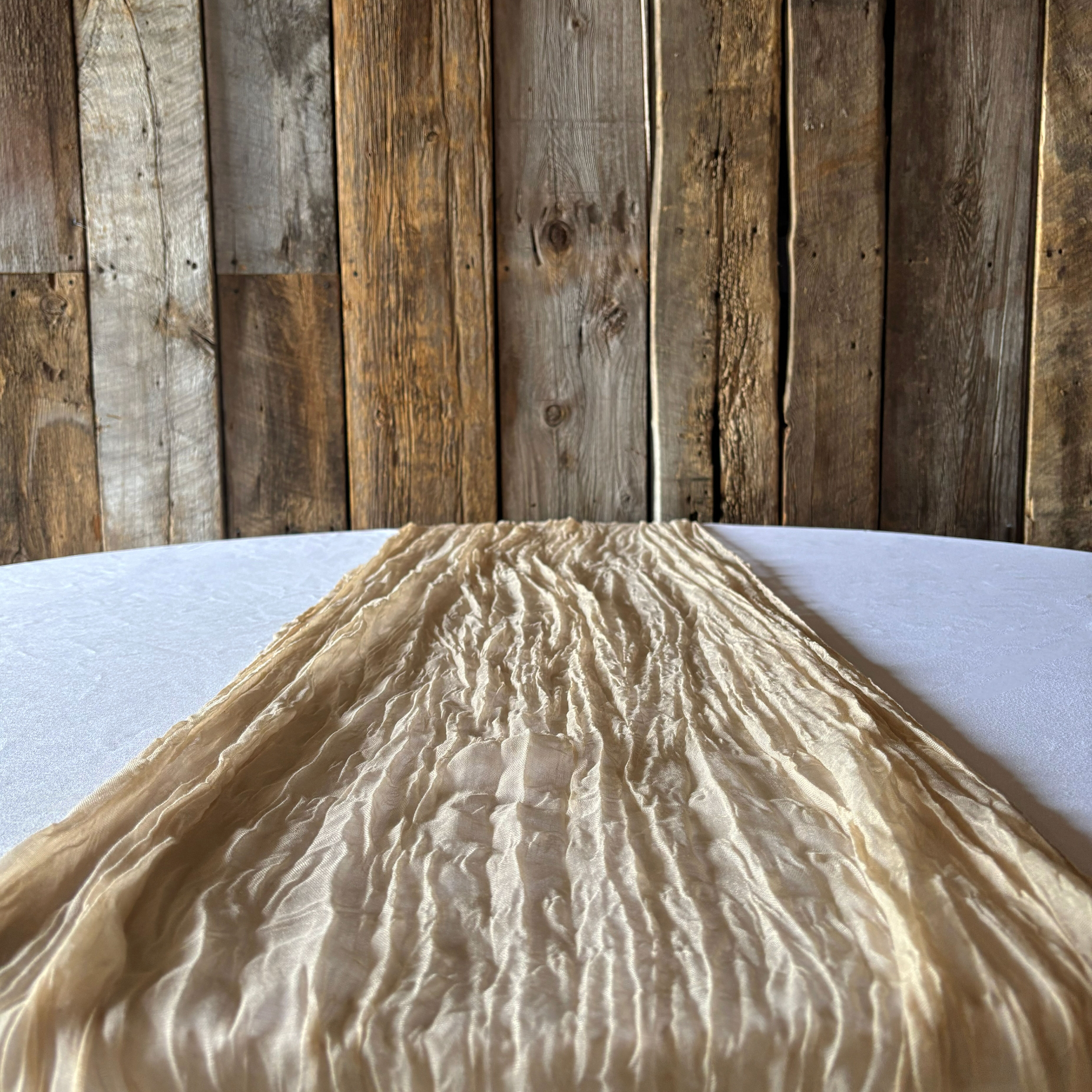 Beige Table Runner