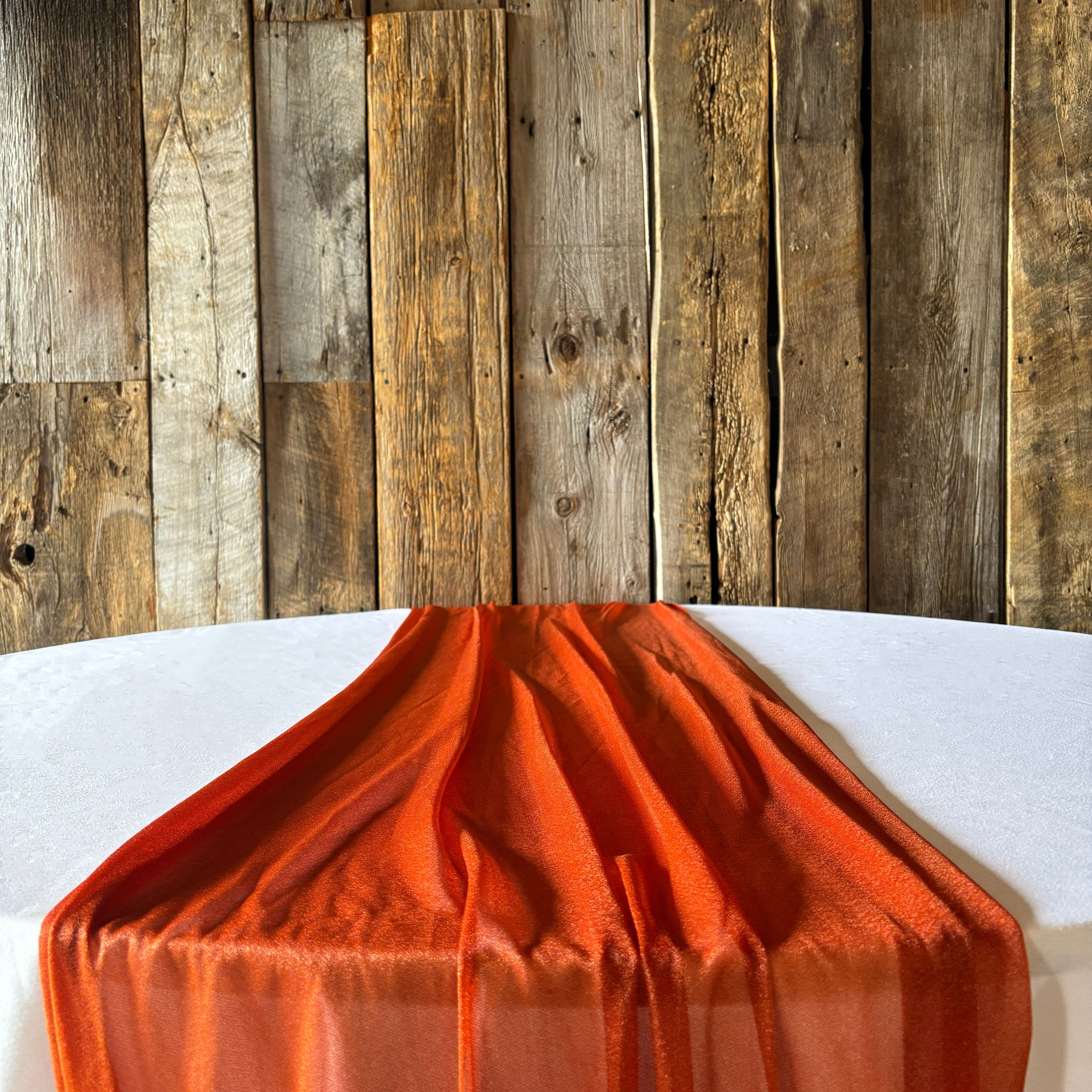 Orange Arch Drape