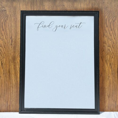 Plain Black Photo Frame Large
